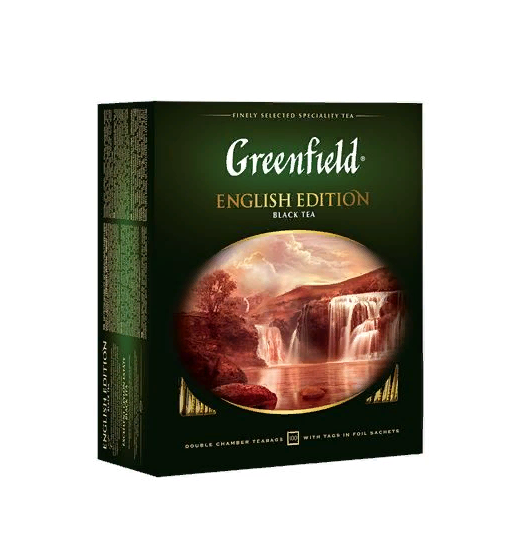 Greenfield Чай в пакетиках (ЧЕРНЫЙ English Edition (100шт)/1)