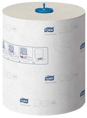 Tork Полотенца бумажные рулон MATIC ((втулка 38мм) 2сл 20см*150м H1 белые Advanced/6/1)