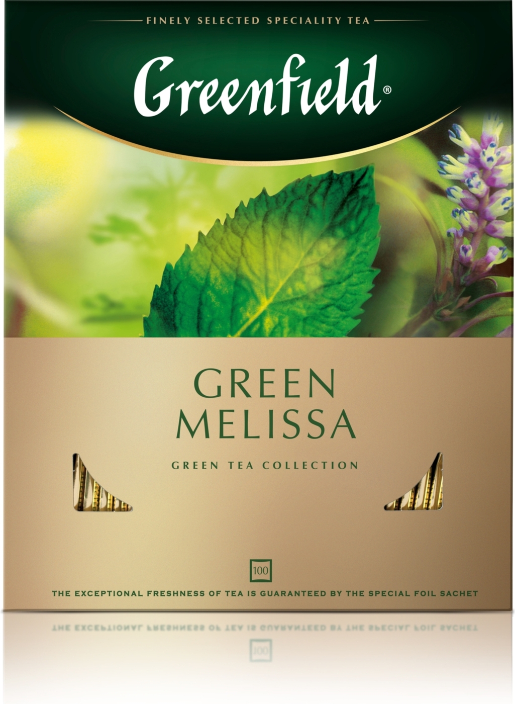 Зеленый, Green Melissa, 100шт