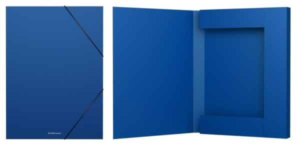 DOLCE COSTO Эконом Папка пластиковая с резинкой (A4 20мм синяя/1)