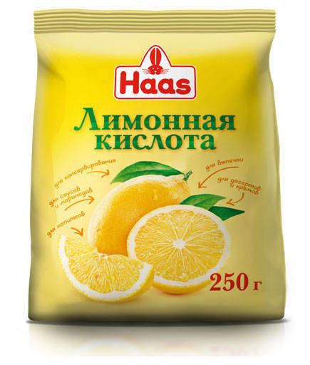 Кислота лимонная (250гр мягкий пакет/1)