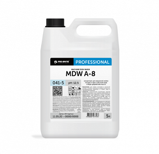 MDWA-8 МС для посудомоечных машин щелочное концентрат (Ph12,5) (5л (канистра HDPE)/4/1)