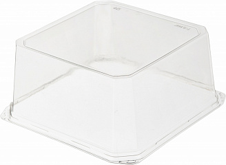 Контейнер для торта квадратный (L164мм b164мм h91мм крышка прозрачная PET Т-016К/100)
