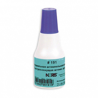 Noris Краска штемпельная на водно-спиртовой основе (25гр синий цвет 191А/1 )