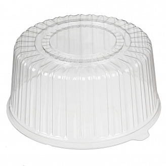 Контейнер для торта круглый (D266мм h126мм крышка прозрачная Т-235/2К ЭКОНОМ/100)