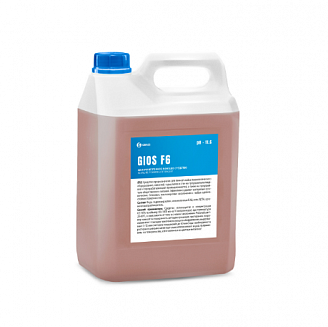 GIOS F6 МС пенное щелочное концентрат (Ph11,6) (жидкое 5л (канистра HDPE)/4/1)