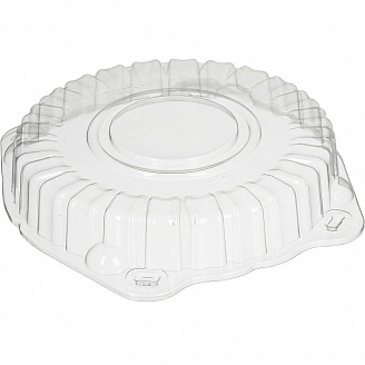 Контейнер для торта круглый (D237мм h66мм крышка прозрачная Т-207/1КНМТ/200)
