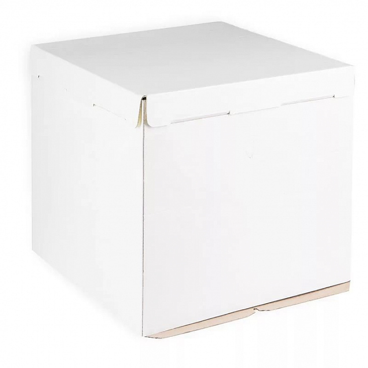 OSQ ForGenika Comfort White Коробка для торта PAP без окна (констр. 3-х частей) (L500мм b500мм h640мм белый/10)