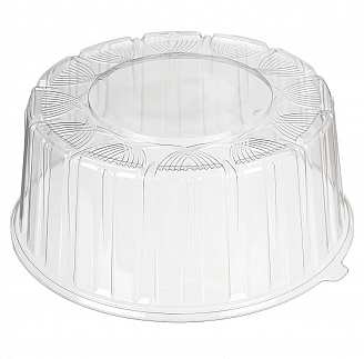 Контейнер для торта круглый (D261мм h115мм крышка прозрачная PS Т-260К/100)