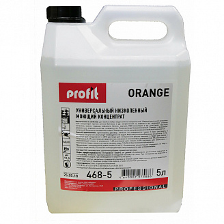 Profit МС для пола и стен низкопенное щелочное концентрат (Ph11) (жидкое 5л (канистра HDPE) Orange/4/1)