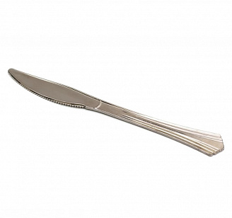 Нож столовый металлизированный (L180мм/1800/18)