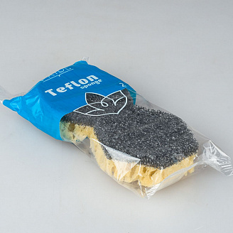 PRIDE Teflon sponge Губка для тефлоновой посуды поролоновая (L9см b8см h3см (2шт)/40/1)