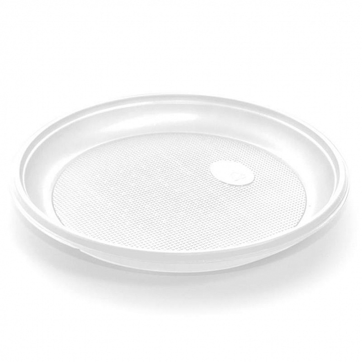 Тарелка десертная PP (D165мм белая Ф/2000/100)