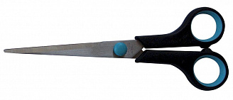 Ножницы ручки пластиковые с резиновыми вставками
