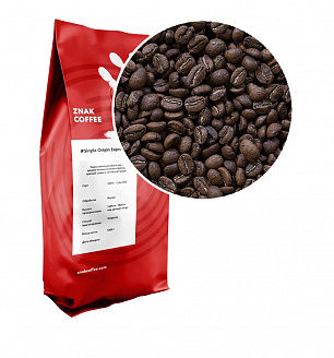 Znak Кофе Colombia Exelso Single Origin Espresso 100% Арабика зерновой (мытая обработка) (1кг (средняя+ обжарка)/10/1)