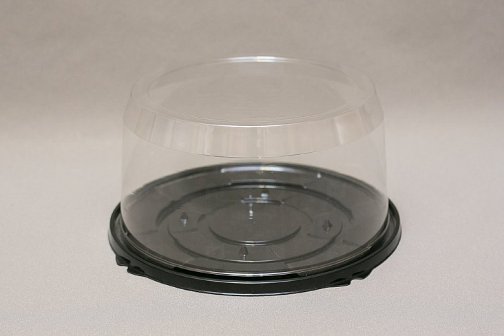 ПР-Т-193 Контейнер для торта круглый PET (D194мм h100мм крышка прозрачная ПР-Т-193 К(Н)/100)