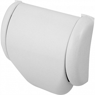Prime Держатель для туалетной бумаги пластиковый с крышкой (белый/1 )