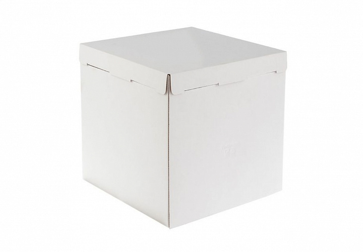 OSQ ForGenika Comfort White Коробка для торта PAP без окна (констр. 3-х частей) (L420мм b420мм h300мм белая/20)
