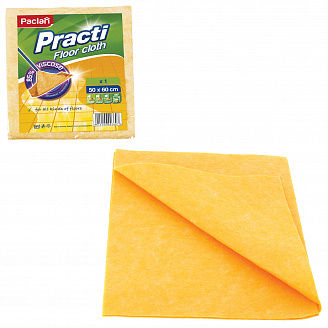 Practi Floor cloth Paclan Practi Floor cloth Тряпка для пола вискоза (b50см L60см 150гр/м2 желтая/100/1)
