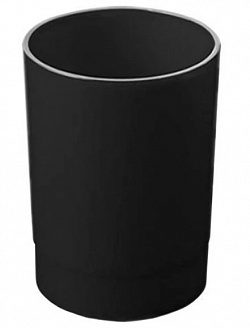 CTAMM Подставка-стакан для канц.принадлежностей пластик (черный/24/1)