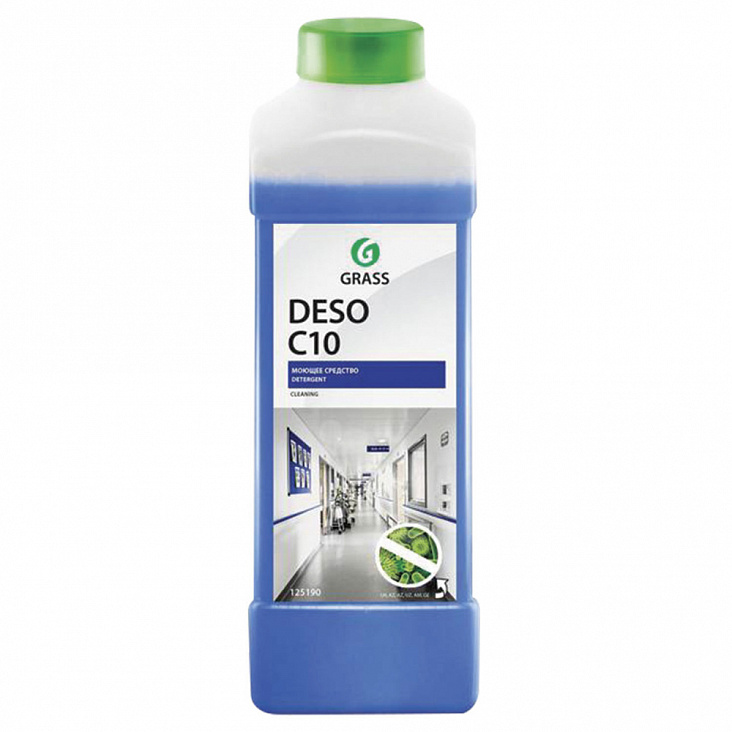 GRASS Deso C10 МС дезинфицирующее (Ph8)  (жидкое 1л (бутылка HDPE)/12/1)