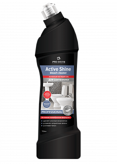 Active Shine bleach ЧС для ванной комнаты универсальное концентрат кислотное (Ph2,5) (гель 750мл Цветочная свежесть/14/1)