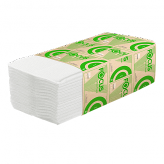 Полотенца бумажные Z-слож  (1сл (250л) 21,5х24см H2,H3 белые Eco/648/12/1)