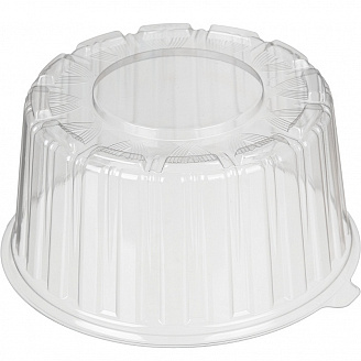 Контейнер для торта круглый (D200мм h106мм крышка прозрачная PET Т-165К/330)